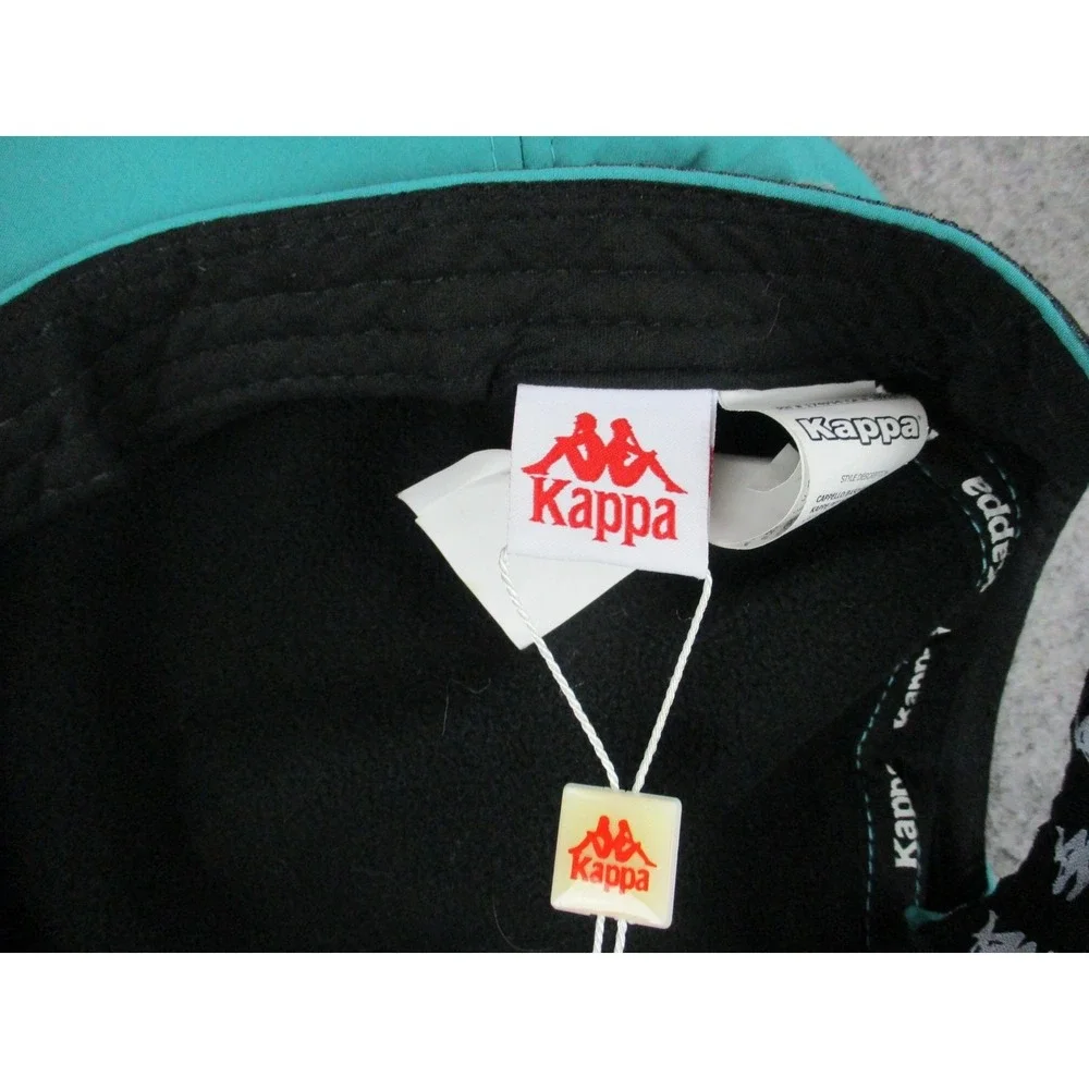 Kappa Hat Cap Fitted Womens 59 Green Banda Bzaian Basque Beret Fleece Lined